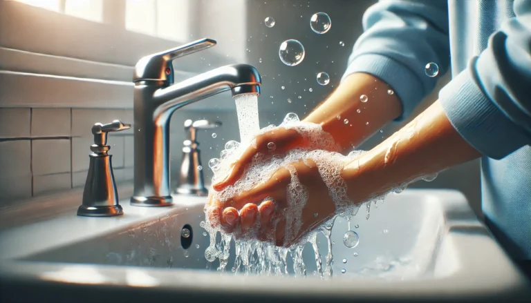 노로바이러스 예방을 위한 손씻기