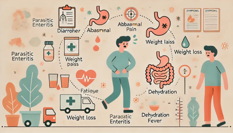 기생충성 장염의 주요 증상