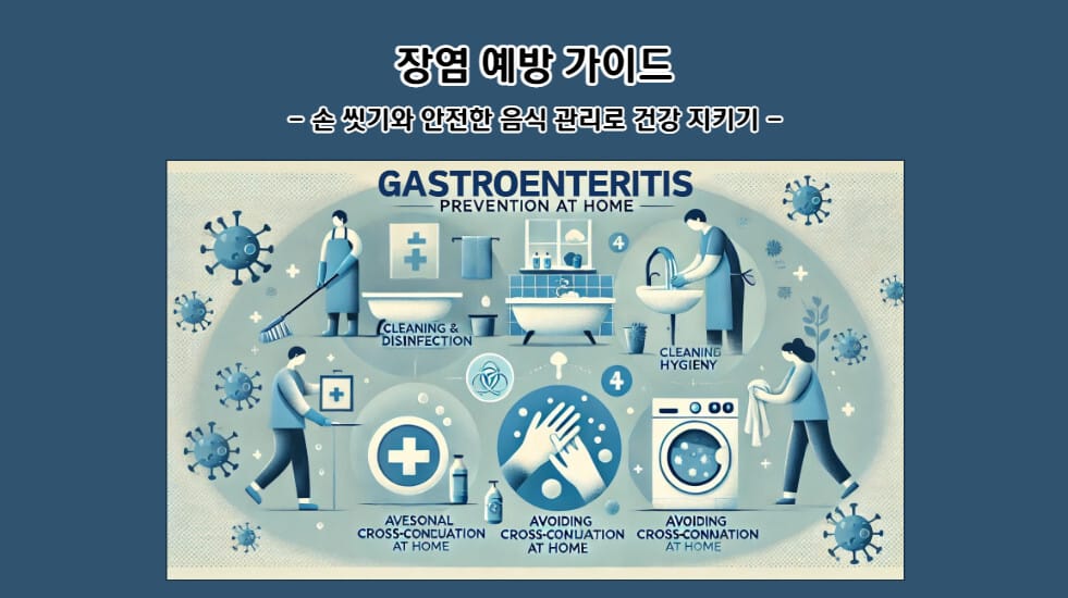 장염 예방 가이드: 손 씻기와 안전한 음식 관리로 건강 지키기