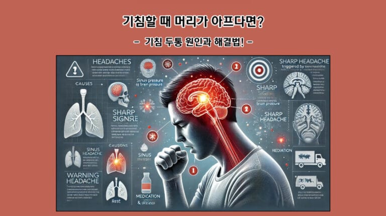 기침할 때 머리가 울리는 이유: 기침 두통 원인과 해결법!
